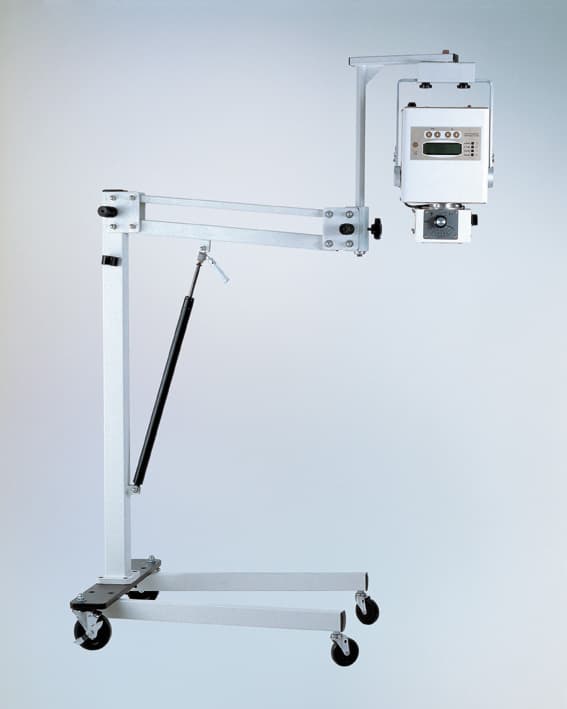 Mobile stand portable x_ray unit positioning aid